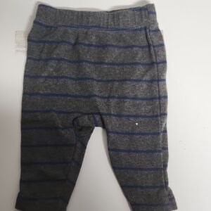 Gray and Blue Striped Kids Bottoms